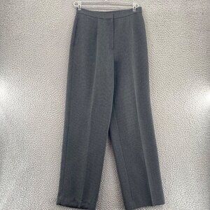 Kasper Pants Womens 6 Gray Wide Leg Pockets Everyday Casual Office Career Work